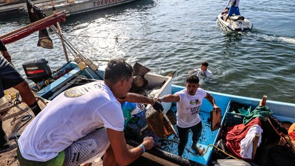 Torneo de pesca de basura en Acapulco