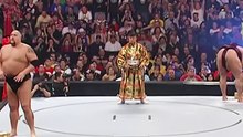 Sumo match in WrestleMania
