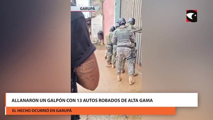 Allanaron un galpón con 13 autos robados de alta gama