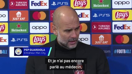 Man. City - Guardiola déplore la blessure musculaire de Grealish
