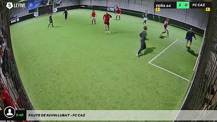 Faute de Kévin Lubat - FC CAZ