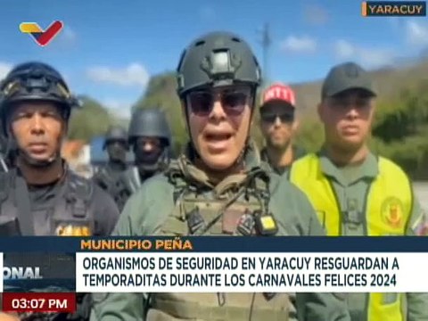 Efectivos policiales garantizan el disfrute de los temporadistas en el edo. Yaracuy