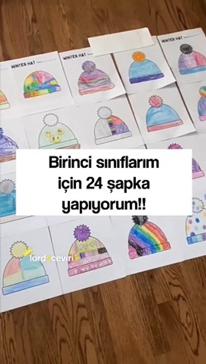 Öğrencilerine hayallerindeki bereyi çizdirip tek tek onlara hayallerini veren öğretmen 