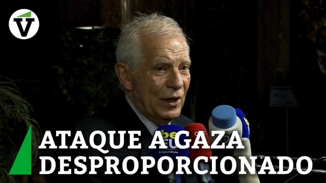Borrell a EE.UU.: Si creen que el número de muertes en Gaza es muy alto, quizás puedan hacer algo para reducirlo