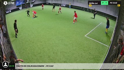 Faute de Colin Giacomini  - FC CAZ