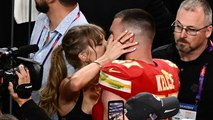 Taylor Swift and Boyfriend Travis Kelce Celebrate Kansas City Chiefs Super Bowl Win | THR News Video