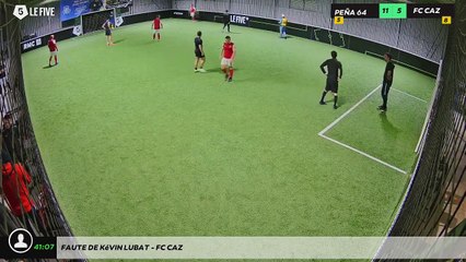 Faute de Kévin Lubat - FC CAZ