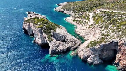 Summer Greece Zakynthos from the 2K23 drone