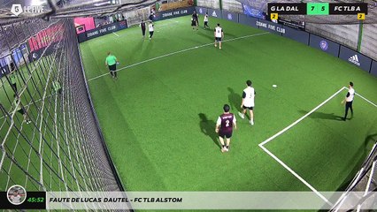 Faute de Lucas  Dautel - FC TLB ALSTOM