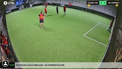 Faute de Lucas Anglade - OLYMPIQUE PALOIS