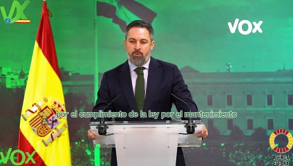 Santiago Abascal. Rueda de Prensa de 12.02.2024