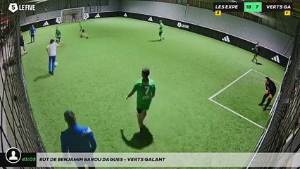 But de Benjamin Barou Dagues - VERTS GALANT