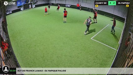 But de Franck Lamas - OLYMPIQUE PALOIS