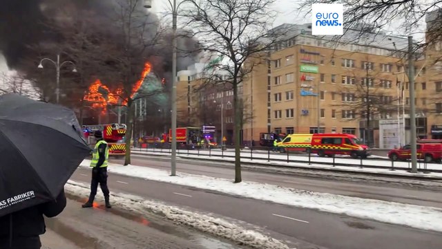 Fire breaks out at one of Sweden's largest water parks