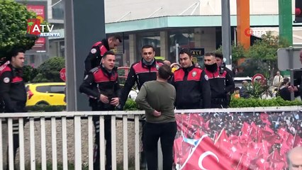 Polisten hayat kurtaran el