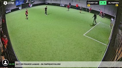 But de Franck Lamas - OLYMPIQUE PALOIS