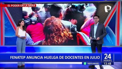 Fenatep anuncia huelga de maestros para mediados de año