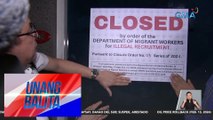 Immigration consultancy office na ilegal umanong nagre-recruit ng mga Pilipino papuntang Poland, ipinasara ng DMW | UB