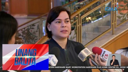 VP Sara Duterte sa ugnayan nila ni PBBM: We have no problem with each other | UB