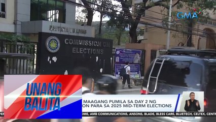 Ilang residente, maagang pumila sa day 2 ng voter registration para sa 2025 mid-term elections | UB