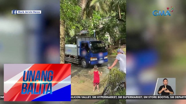 Pagsayaw ng batang lalaki sa saliw ng busina ng truck, kinaaliwan ng netizens | UB