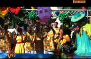 Venezolanos disfrutan de la tradicional caravana de carrozas de Carnaval 2024 en Los Próceres