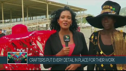 Workers celebrate at Maracatu Carnival, in Pernambuco