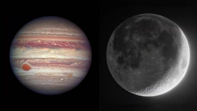 February's Skywatching - Planets, The Moon And A Spiral Galaxy