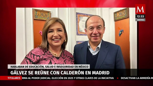Xóchitl Gálvez se reúne con Felipe Calderón, Claudia Sheinbaum la critica; y Xóchitl le responde