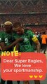 Nigerians still proud of Super Eagles despite loss