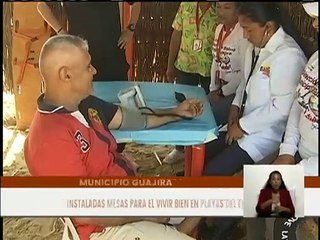 Télécharger la video: Zulia | Temporadistas disfrutan de Mesas para el Vivir Bien en las playas del mcpio. La Guajira