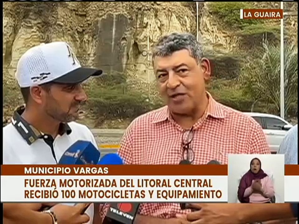 La Guaira | Gobierno regional entrega 100 motocicletas a la Fuerza Motorizada del Litoral Central