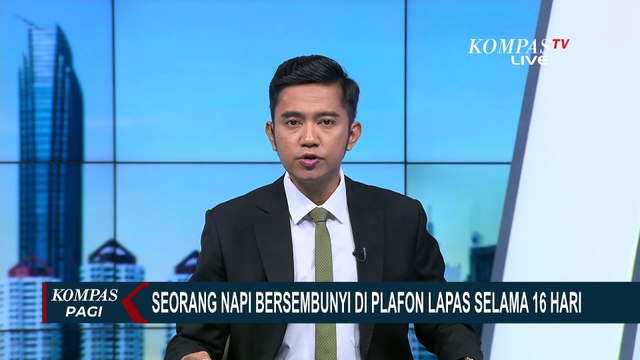 Sembunyi 16 Hari di Plafon Lapas, Napi di Pontianak Ditemukan Terbaring Lemas
