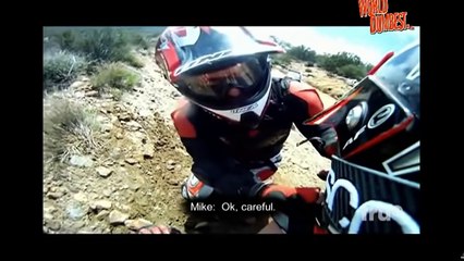 The Smoking Gun Present's - World's Dumbest Thrillseekers 9 - Dirt Biker stuck branch in the mouth - TruTv
