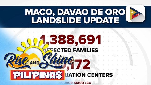 Bilang ng nasawi sa landslide sa Maco, Davao de Oro, nasa higit 50 na ayon sa NDRRMC
