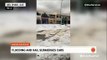 Flooding and hail submerge cars in Abu Dhabi