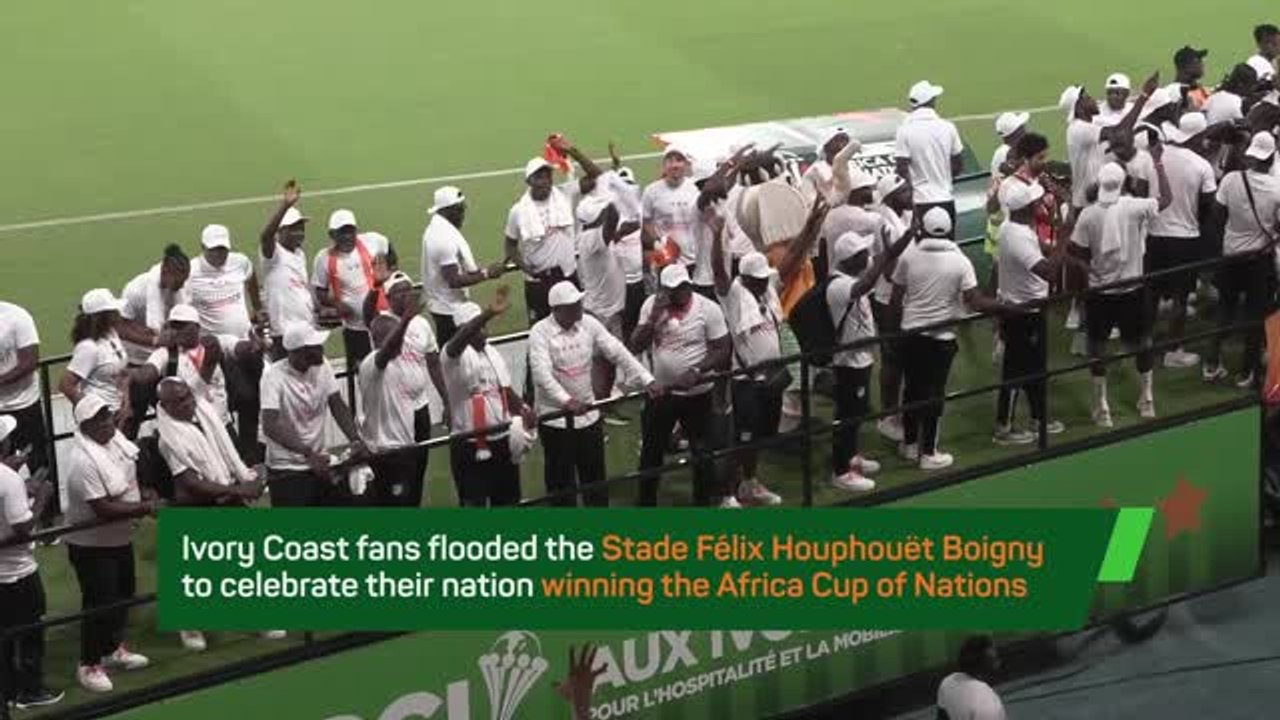 Ivory Coast celebrate unlikely AFCON triumph