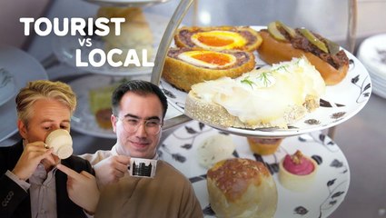 We got a local and an American tourist to find London's best afternoon tea