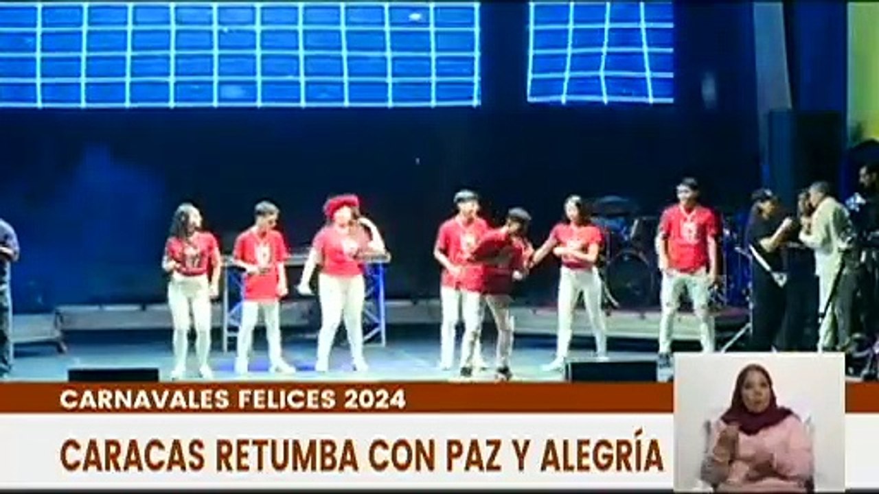 El Festival Caracas Retumba se desarrolla en el Paseo La Nacionalidad para celebrar los Carnavales