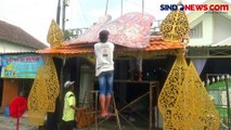Dorong Minat Warga Mencoblos, TPS di Bojonegoro, Jawa Timur Didesain denga Nuansa Kerajaan