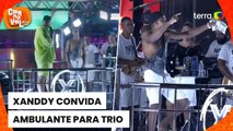 Carnaval 2024: Xanddy chama ambulante que perdeu toda a mercadoria na pipoca para o trio