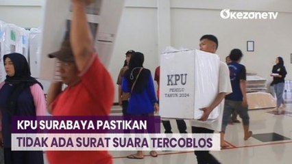 Video herunterladen: KPU Kota Surabaya Pastikan Tidak Ada Surat Suara yang Tercoblos