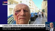 Nice : L'agresseur de ce médecin de 80 ans, qui avait marqué les esprits avec cette photo en août dernier, a été condamné hier, à (seulement) 6 mois de prison avec sursis