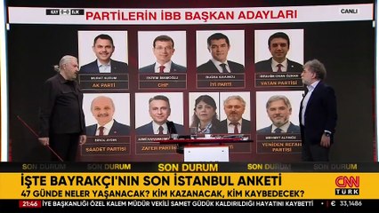 Hakan Bayrakçı CNN Türk'te sonuçları açıkladı: İstanbul'da durum başa baş