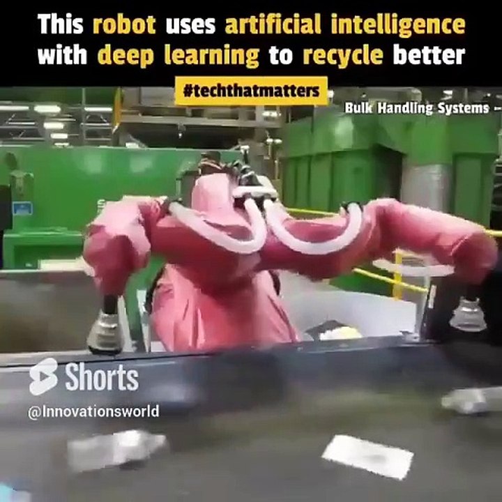 Recycling Robotic Sorting #shorts #shortsvideo #video #viral #innovationhub