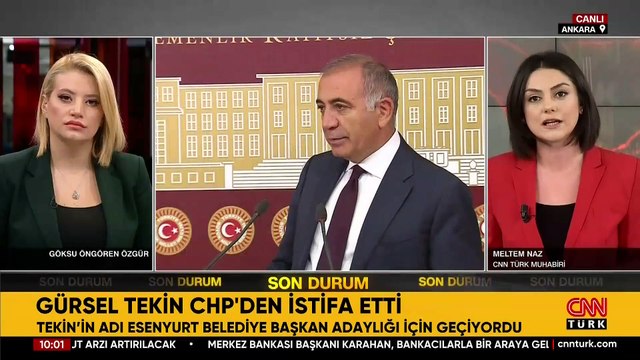 Son dakika... Gürsel Tekin CHP'den istifa etti