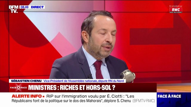 Sébastien Chenu (député RN du Nord) sur le retour d'Elisabeth Borne à l'Assemblée nationale : Je n'ai pas hâte du tout de la retrouver, elle était parfaitement odieuse
