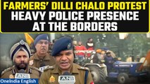 Farmers’ Protest: Heavy police presence at Delhi borders as Farmers’ begin their march | Oneindia