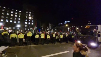 Pro-palestine Protest Takes Place Near Downing Street