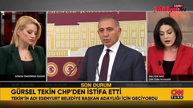 Gürsel Tekin, CHP'den istifa etti